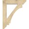 Ekena Millwork Imperial Slat Rough Sawn Bracket w/ Offset Brace, Douglas Fir, 8"W x 36"D x 44"H BKT0806X36X44IMP06RDF - alternate 4